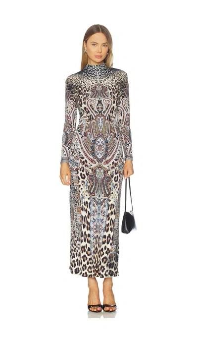 Camilla Maxikleid Dress In Animal Print