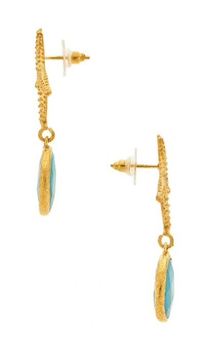 Maison Irem Hängeohrringe Seastar In Gold