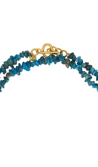 Maison Irem Halskette Mit Perlen Tropical Waters In Blue