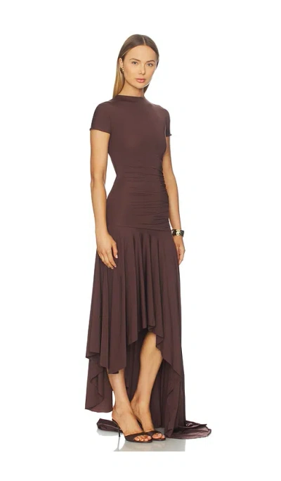 Maygel Coronel Midi-kleid Cardozo In Brown