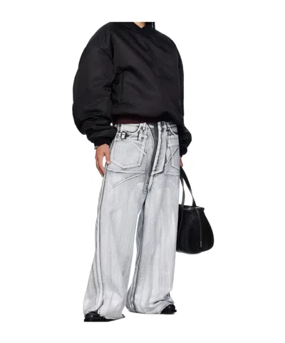 Lu'u Dan Radiation Dumpster Jeans In Gray