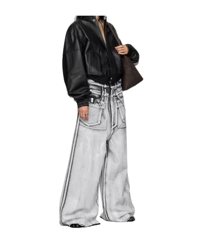 Lu'u Dan Radiation Dumpster Jeans In Gray