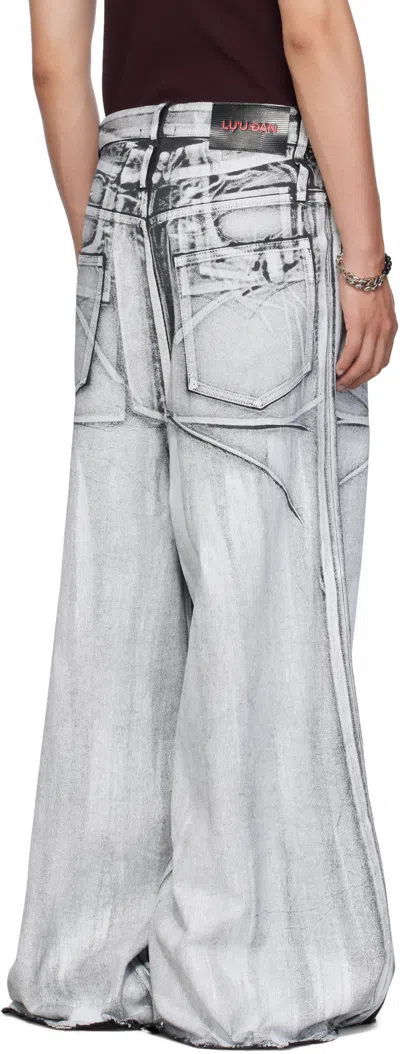 Lu'u Dan Radiation Dumpster Jeans In Gray