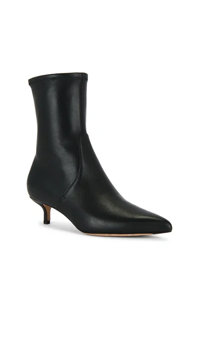 Veronica Beard Lisa 45 Stretch Kitten Heel Bootie In Black