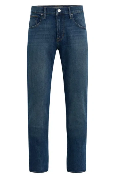 Hudson Byron Relaxed Fit Slim Straight Leg Jeans In Blue Mountain In Blue