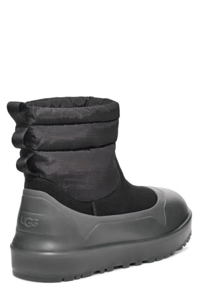 Ugg ® Classic Minimod Waterproof Wool Boot In Black