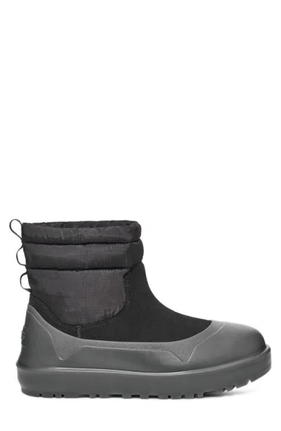 Ugg ® Classic Minimod Waterproof Wool Boot In Black