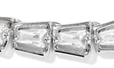 Kendra Scott Bella Cubic Zirconia Tennis Necklace In Metallic