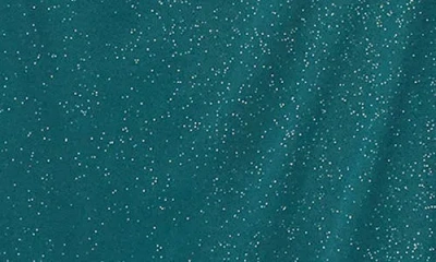 Alex Evenings 8233130 Long Glitter Formal Glitter Evening Dress In Blue