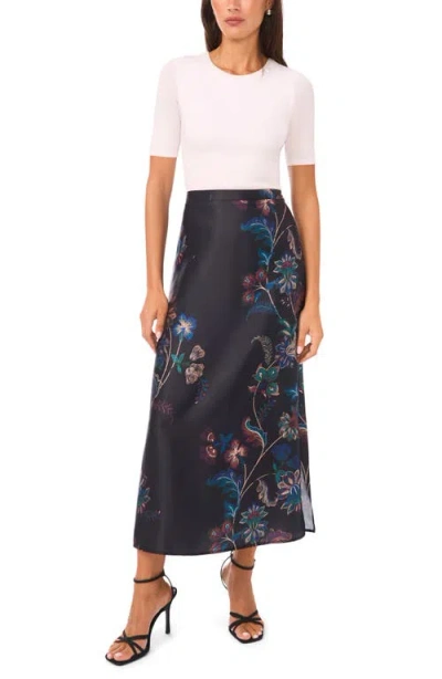 Vince Camuto Floral Print Pencil Skirt In Multi