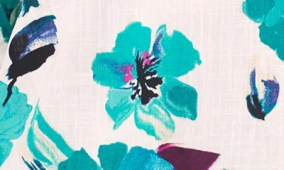 Vince Camuto Off The Shoulder Bubble Sleeve Top In Green