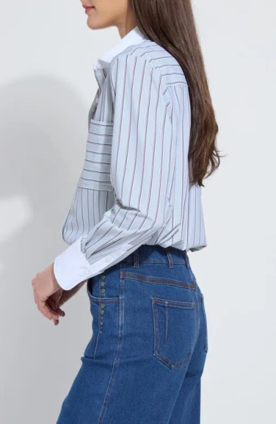Lyssé Lysse Stripe Button-up Shirt In Multi