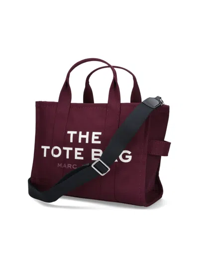 Marc Jacobs The Medium Tote Shopper Bag In Burgundy