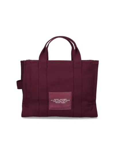 Marc Jacobs The Medium Tote Shopper Bag In Burgundy