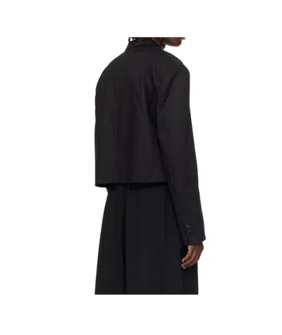 Lu'u Dan Slashed Blazer In Black