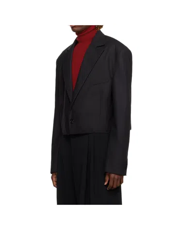 Lu'u Dan Slashed Blazer In Black