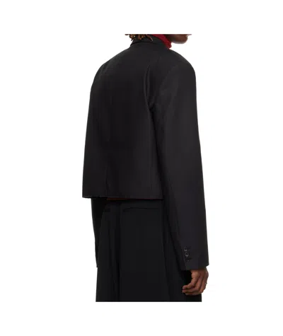 Lu'u Dan Slashed Blazer In Black