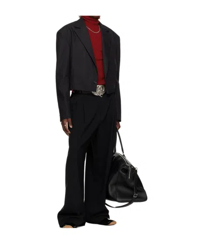 Lu'u Dan Slashed Blazer In Black