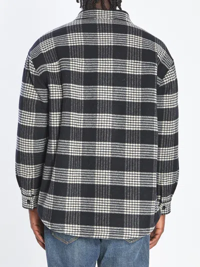 Celine Men Quilted Overshirt In Multi