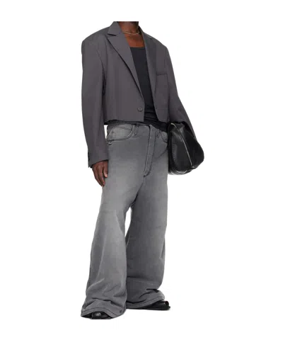 Lu'u Dan Slashed Blazer In Gray