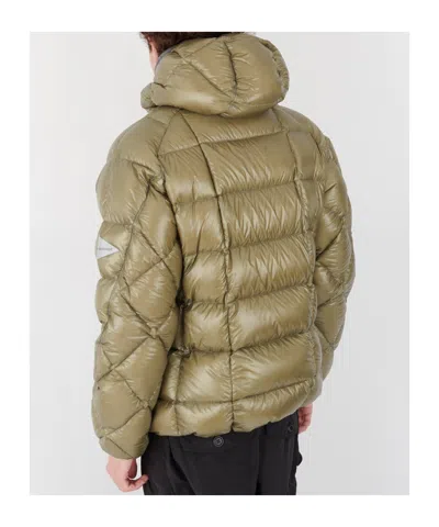 And Wander Quilted Down Jacket In Green