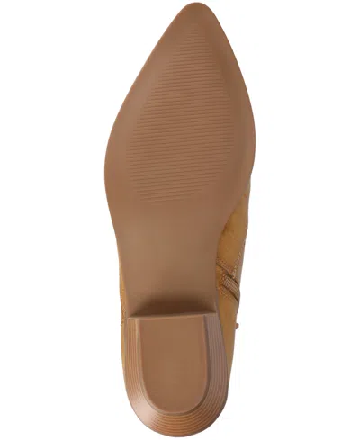 Journee Collection Journee Women's Taliah Medium And Wide Width Western Ankle Booties In Animal Print