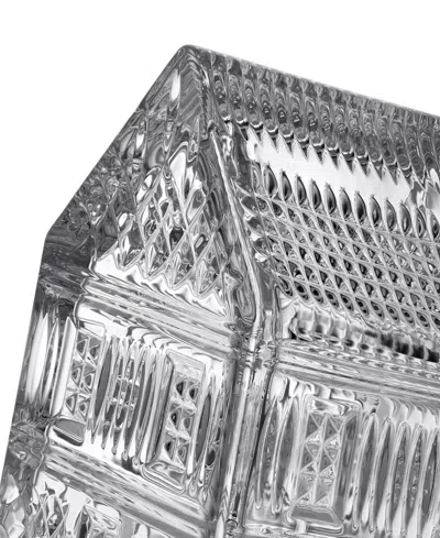 Waterford Gingerbread House Decor Figurine In Transparent