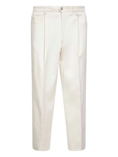D4.0 Tapered Trousers In White