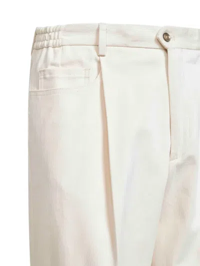 D4.0 Tapered Trousers In White