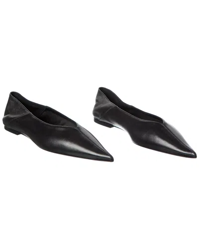 Saint Laurent Carolyn Nappa Ballerina Flats Women In Black