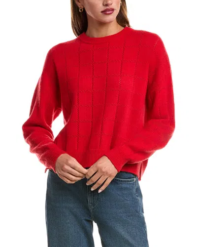 Naadam Wool & Cashmere-blend Sweater In Red