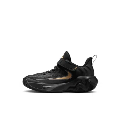 Nike Giannis Immortality 4 Little Kids' Shoes In Black