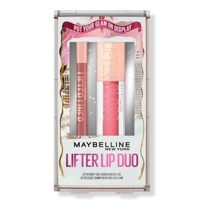 Maybelline Lifter Liner And Lifter Gloss Lip Holiday Gift Set In Pink