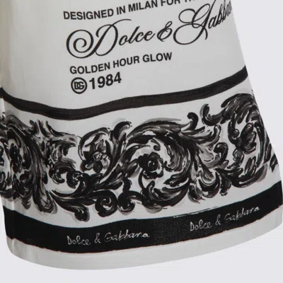 Dolce & Gabbana Majolica-print Double Piqué Bermuda Shorts In Multi