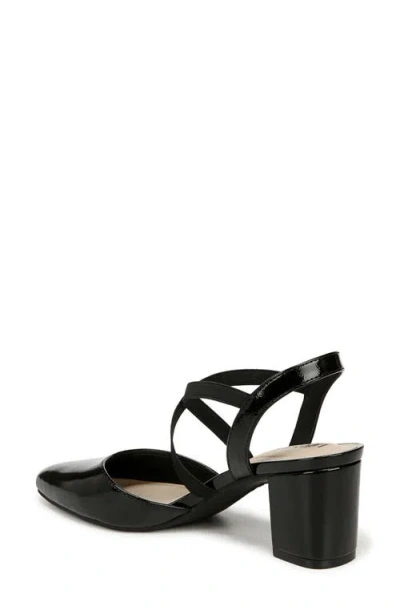 Lifestride April Slingback Pointed Toe Pump In Black