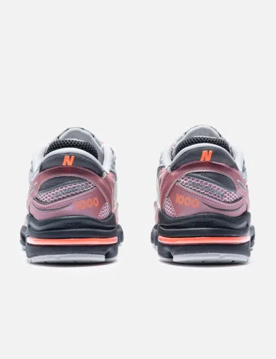New Balance 1000 Pink Fabric Blend Sneakers In Multi