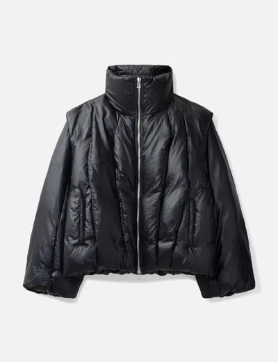 Songzio Asymmetric Cut Down Jumper In Black