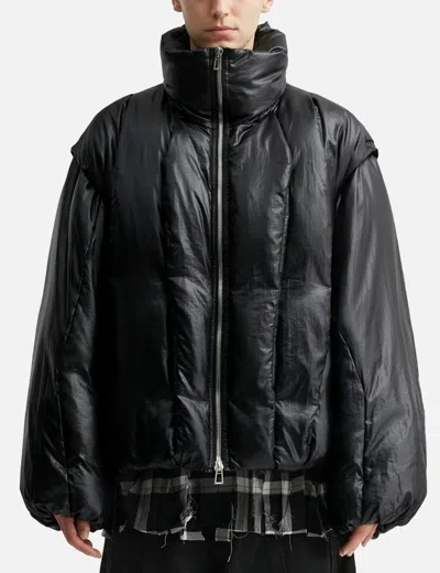 Songzio Asymmetric Cut Down Jumper In Black