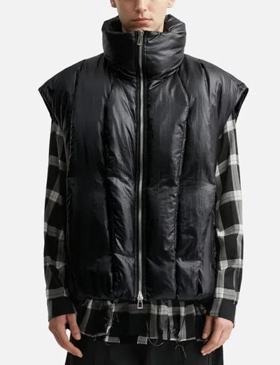 Songzio Asymmetric Cut Down Jumper In Black