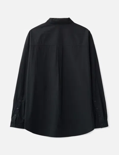 Songzio Collarbone Shirt In Black