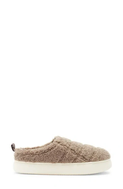 Abound Dion Faux Fur Quilted Clog Slipper In Brown
