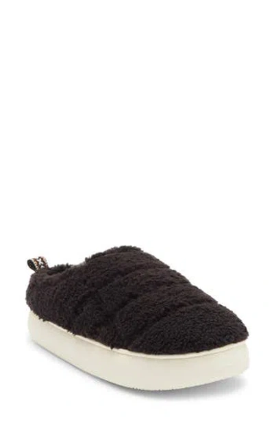 Abound Dion Faux Fur Quilted Clog Slipper In Black