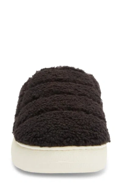 Abound Dion Faux Fur Quilted Clog Slipper In Black