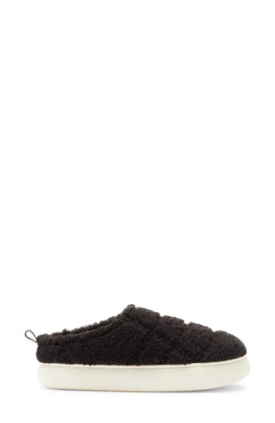 Abound Dion Faux Fur Quilted Clog Slipper In Black