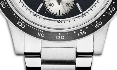 Alfred Sung Chronograph Ii Bracelet Strap Watch, 44mm In Black