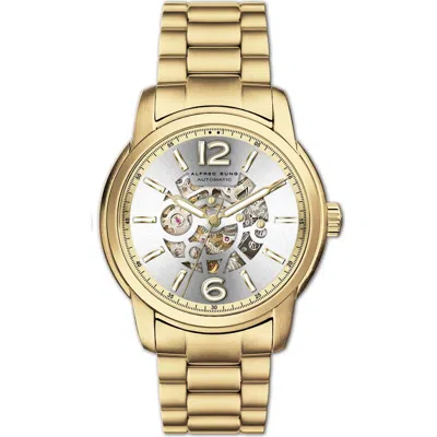 Alfred Sung Automatic Vi Bracelet Watch, 43mm In Gold