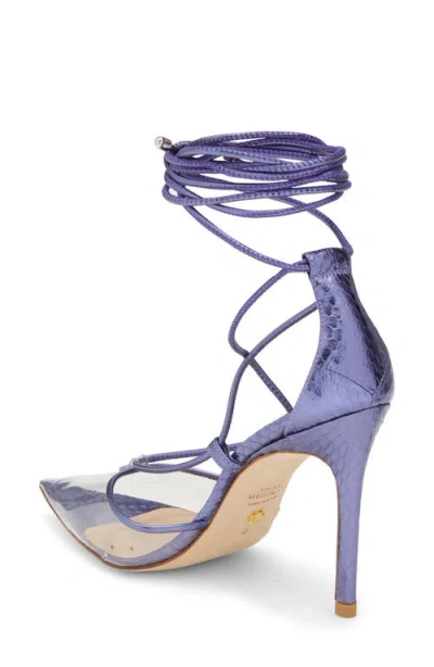 Stuart Weitzman Stuart Ankle Wrap Pump In Multi