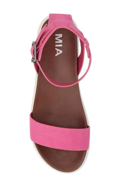 Mia Women's Ellen Round Toe Sandals In Pink