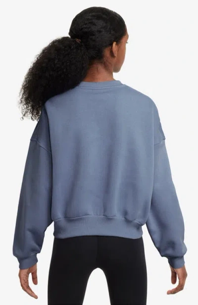 Nike Kids' Sportswear Club Fleece Crewneck Sweatshirt In Blue