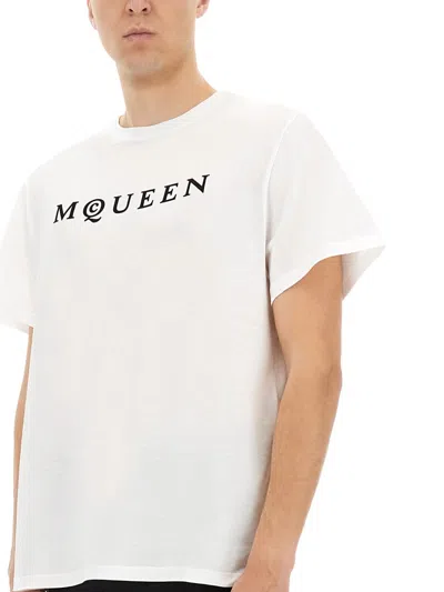 Alexander Mcqueen Alexander Mc Queen Jersey T Shirt In White